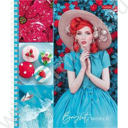 Тетрадь  80л клетка/спираль "Яркая жизнь" ассорти | Фото 2