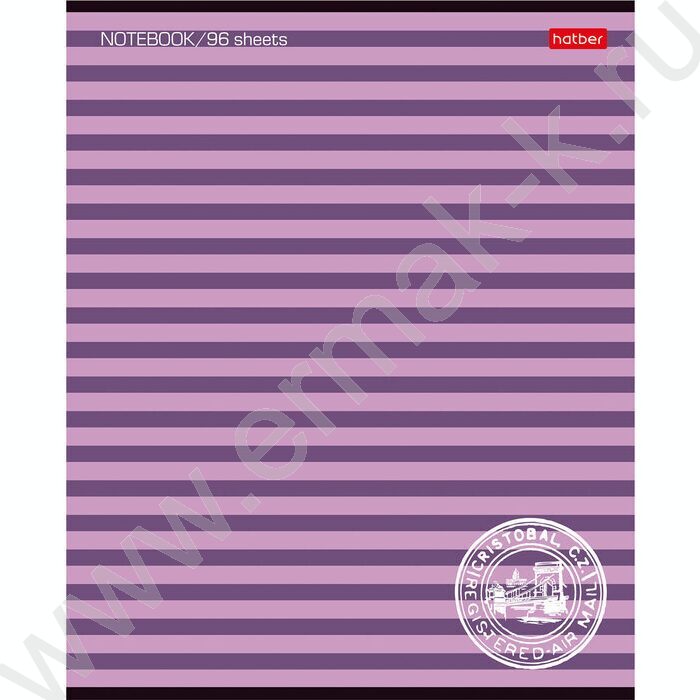 Тетрадь  96л линейка "Полосочки" ассорти | Фото 4