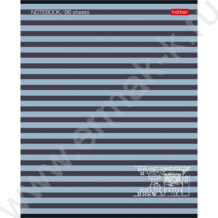 Тетрадь  96л линейка "Полосочки" ассорти | Фото 5