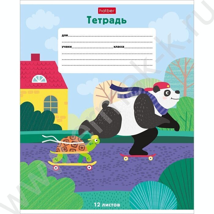 Тетрадь  12л линейка "Каникулы" ассорти | Фото 3