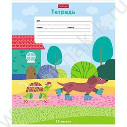 Тетрадь  12л линейка "Каникулы" ассорти | Фото 5