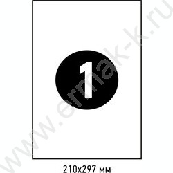 Этикетки самокл А4 210*297мм /100л белые | Фото 4