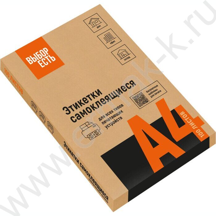 Этикетки самокл А4 210*148мм /100л*2шт | Фото 2