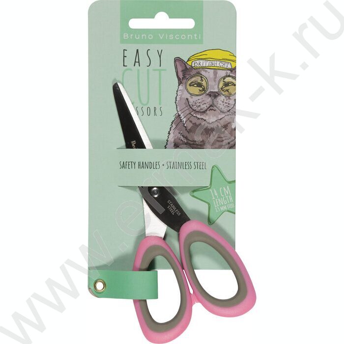 Ножницы 14см детские Juniorcut /особо прочные ручки/блистер,европодвес | Фото 3