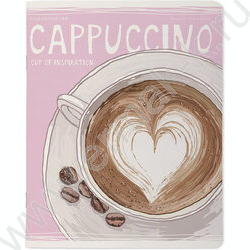 Тетрадь  48л клетка "Счастье в кофе" /мат.лам.Soft Touch/ ассорти | Фото 2