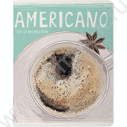 Тетрадь  48л клетка "Счастье в кофе" /мат.лам.Soft Touch/ ассорти | Фото 3