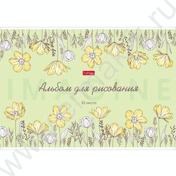 Альбом д/рисования 32л "Wonderful Flowers" /тиснение/ 5видов | Фото 2