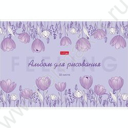 Альбом д/рисования 32л "Wonderful Flowers" /тиснение/ 5видов | Фото 4