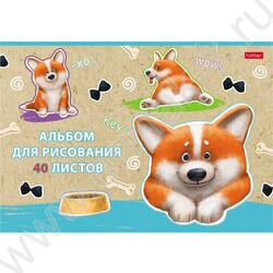 Альбом д/рисования 40л "Рыжий Коржик" /матов.ламин/ 5видов | Фото 2