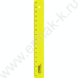 Линейка пл 16см неон прозр. / ассорти | Фото 6
