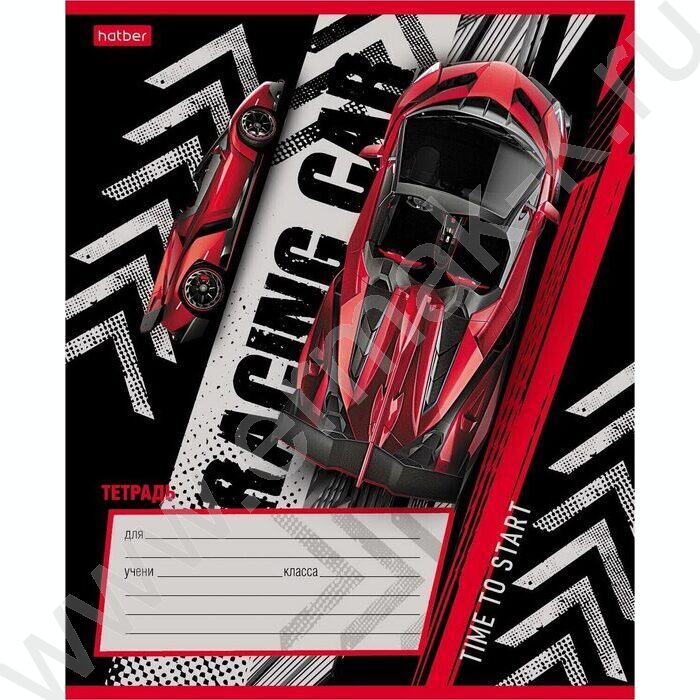 Тетрадь  12л линейка косая "Я люблю скорость" 5видов | Фото 3