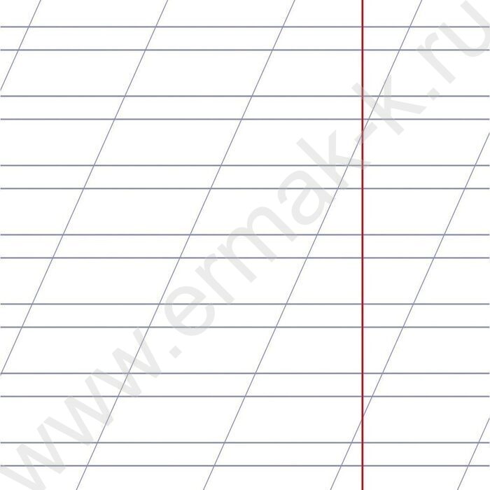 Тетрадь  12л линейка косая "Лисята" 5видов | Фото 6