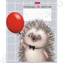 Тетрадь  12л клетка "Хорошо быть ёжиком" 5видов | Фото 3