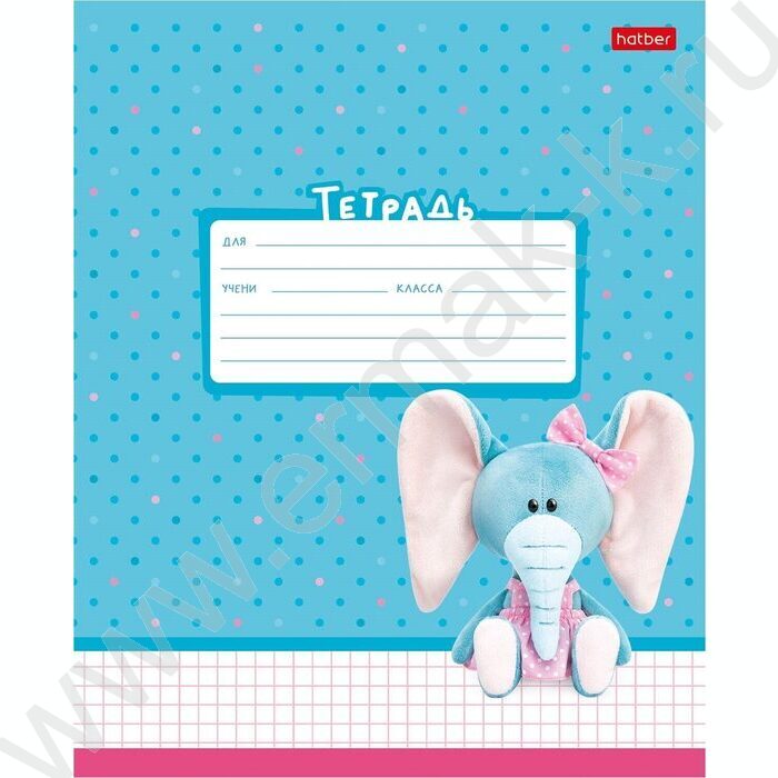 Тетрадь  12л клетка "Сафарики" 5видов | Фото 3