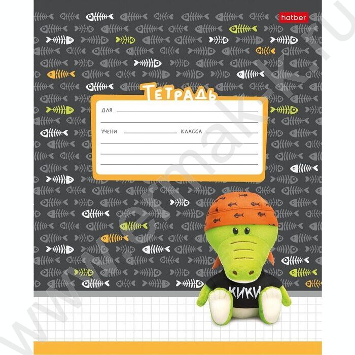 Тетрадь  12л клетка "Сафарики" 5видов | Фото 5