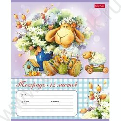 Тетрадь  12л клетка "МимиЛапки" /тиснение/ 5видов | Фото 2