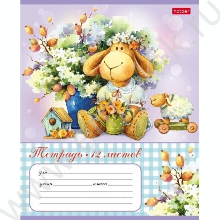 Тетрадь  12л клетка "МимиЛапки" /тиснение/ 5видов | Фото 2