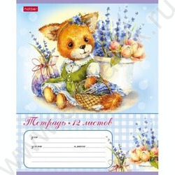 Тетрадь  12л клетка "МимиЛапки" /тиснение/ 5видов | Фото 4