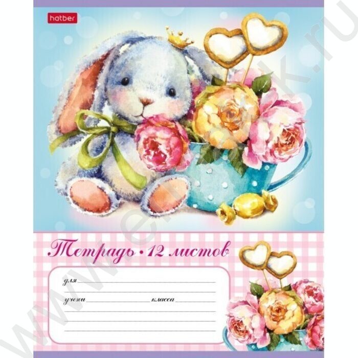 Тетрадь  12л клетка "МимиЛапки" /тиснение/ 5видов | Фото 5