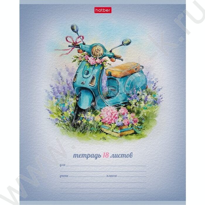 Тетрадь  18л клетка "Навстречу лету!" /тиснение/ 5видов | Фото 5