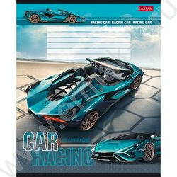 Тетрадь  18л клетка "Я люблю гонки" 5видов | Фото 2