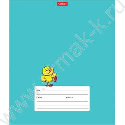 Тетрадь  18л клетка "Забавные зверушки" /тиснение/ 5видов | Фото 2