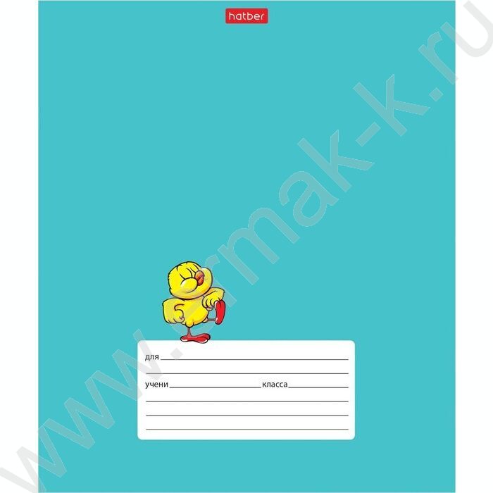 Тетрадь  18л клетка "Забавные зверушки" /тиснение/ 5видов | Фото 2