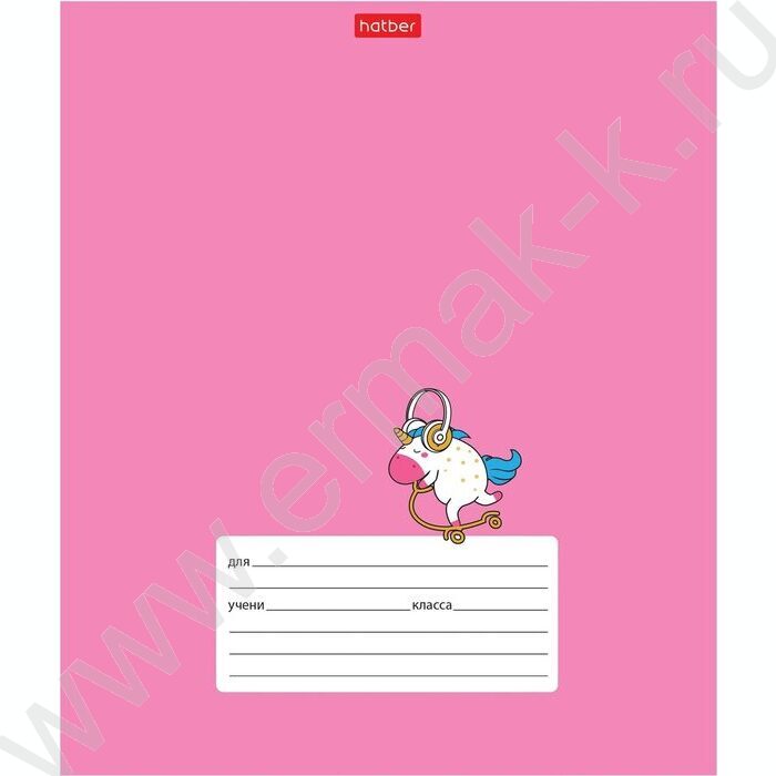 Тетрадь  18л клетка "Забавные зверушки" /тиснение/ 5видов | Фото 3