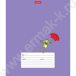 Тетрадь  18л клетка "Забавные зверушки" /тиснение/ 5видов | Фото 4