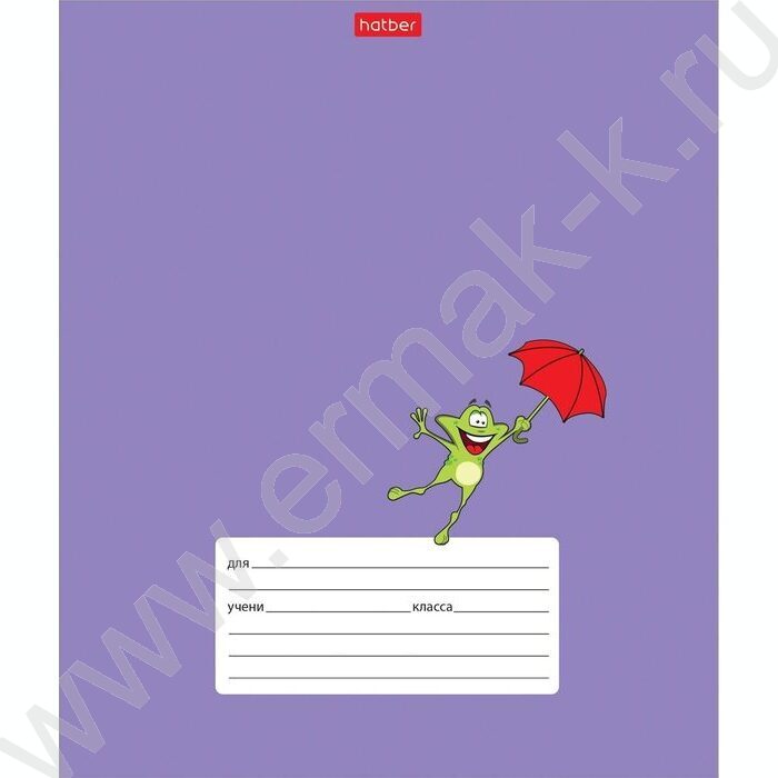 Тетрадь  18л клетка "Забавные зверушки" /тиснение/ 5видов | Фото 4