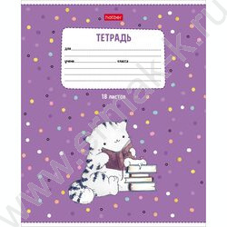 Тетрадь  18л линейка "Приключения кота Пирожка" 5видов | Фото 3
