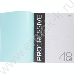 Тетрадь  48л линейка пл.обл. "PROGRESSIVE Бирюзовая" | Фото 2