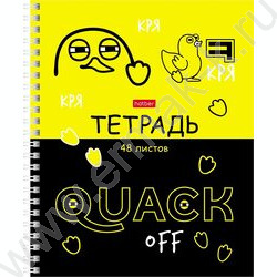 Тетрадь  48л клетка/спираль "Мы-утята!" /лак/ 4вида | Фото 2