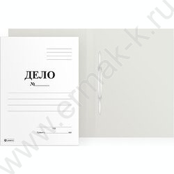 Скоросшиватель Дело картон белый 0,4мм 280г/м² мелованный пробитый | Фото 1