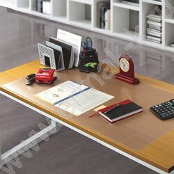 Накладка на стол 600*400мм /ПВХ 1000мкм, нескользящая, фактура "апельсиновая корка" прозрачная | Фото 1