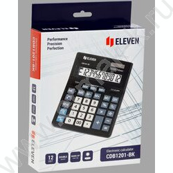 Калькулятор ELEVEN Business Line CDB1201-BK /двойное питание/ 12 разряд | Фото 5