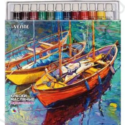 Краски масляные 48цв 12мл  в алюминиевых тубах, картон. коробка | Фото 2