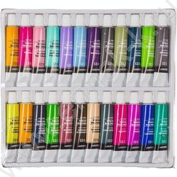 Краски масляные 48цв 12мл  в алюминиевых тубах, картон. коробка | Фото 3