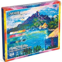 Пастель художественная 24цв  /мягкая /квадратное сечение 65*10мм /картон.кор. | Фото 1