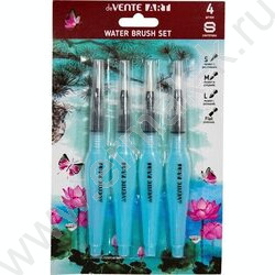 Кисть с резервуаром для воды 4шт Water Brush (нейлон. плоская размер S/M/L) | Фото 1