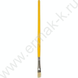 Кисть набор 10шт /пони круг. № 1, 2, 3, 4, 6, 10, щетина плоские № 6, 8, 10, 12/ "Cosmo" | Фото 7