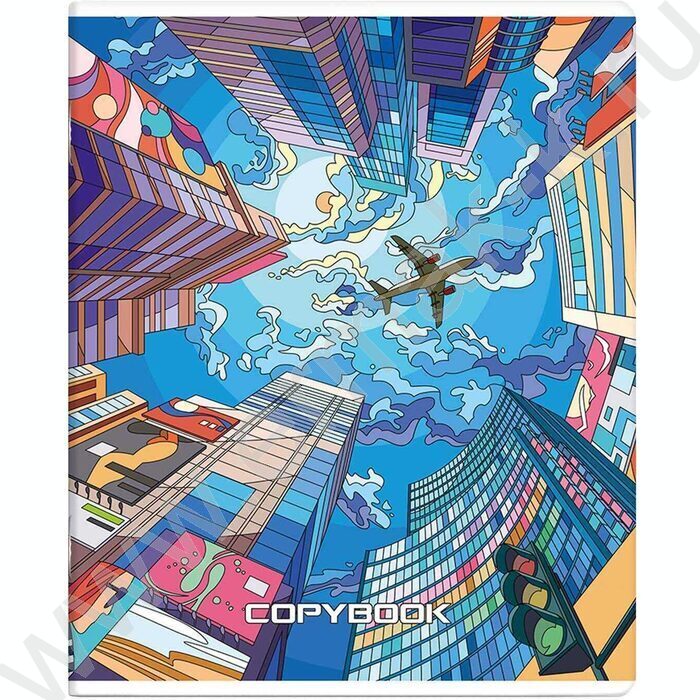 Тетрадь  48л клетка "Мир в ярких красках" /лам."софт-тач" вельвет/ ассорти | Фото 4