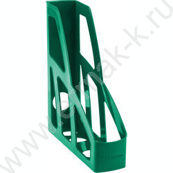 Лоток вертикальный "Лидер" /зеленый /ширина 75мм | Фото 1