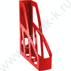Лоток вертикальный "Лидер" /красный /ширина 75мм | Фото 1