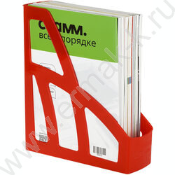 Лоток вертикальный "Лидер" /красный /ширина 75мм | Фото 6