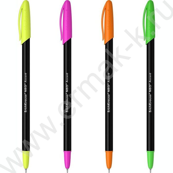 Ручка шар Neo® Stick Accent 0,7мм, синяя /ассорти | Фото 1