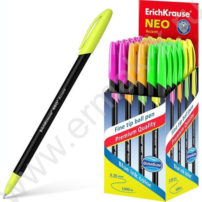 Ручка шар Neo® Stick Accent 0,7мм, синяя /ассорти | Фото 2