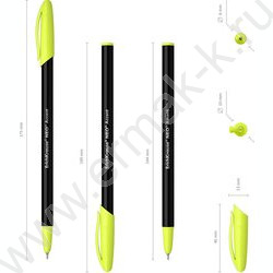 Ручка шар Neo® Stick Accent 0,7мм, синяя /ассорти | Фото 3