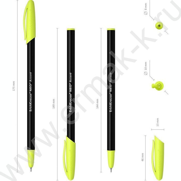 Ручка шар Neo® Stick Accent 0,7мм, синяя /ассорти | Фото 3