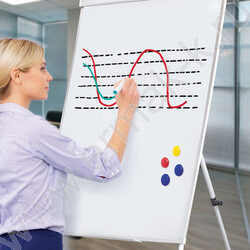 Флипчарт 70*100см на треноге, полочка | Фото 9